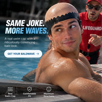 BALDWAVE™ SWIM CAP