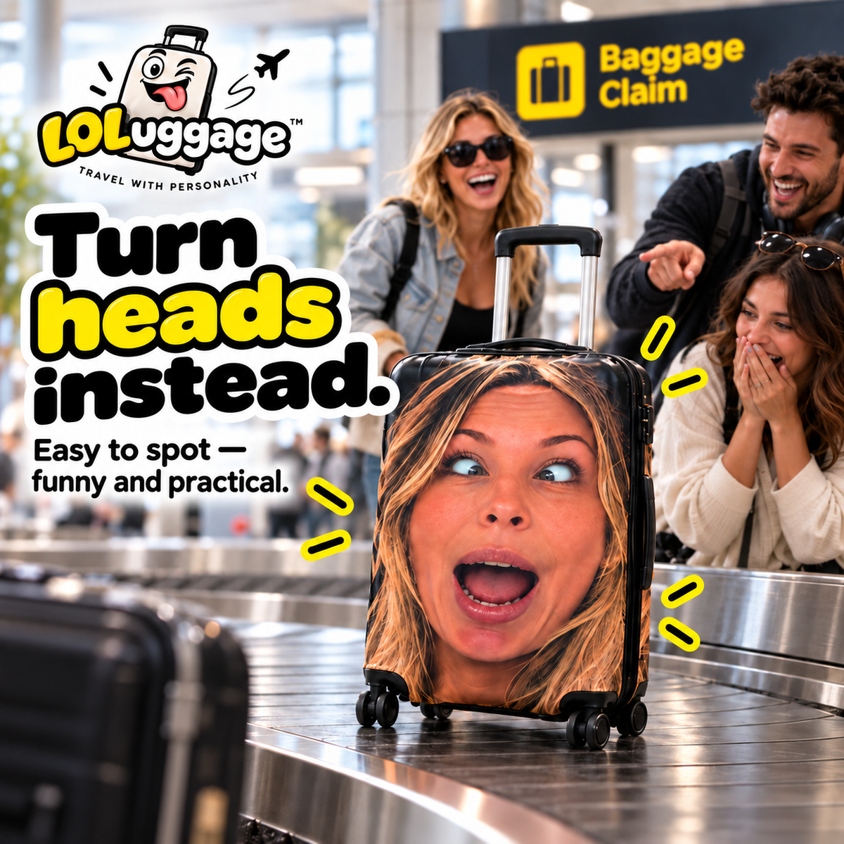 LOLuggage™ Custom Face Cover