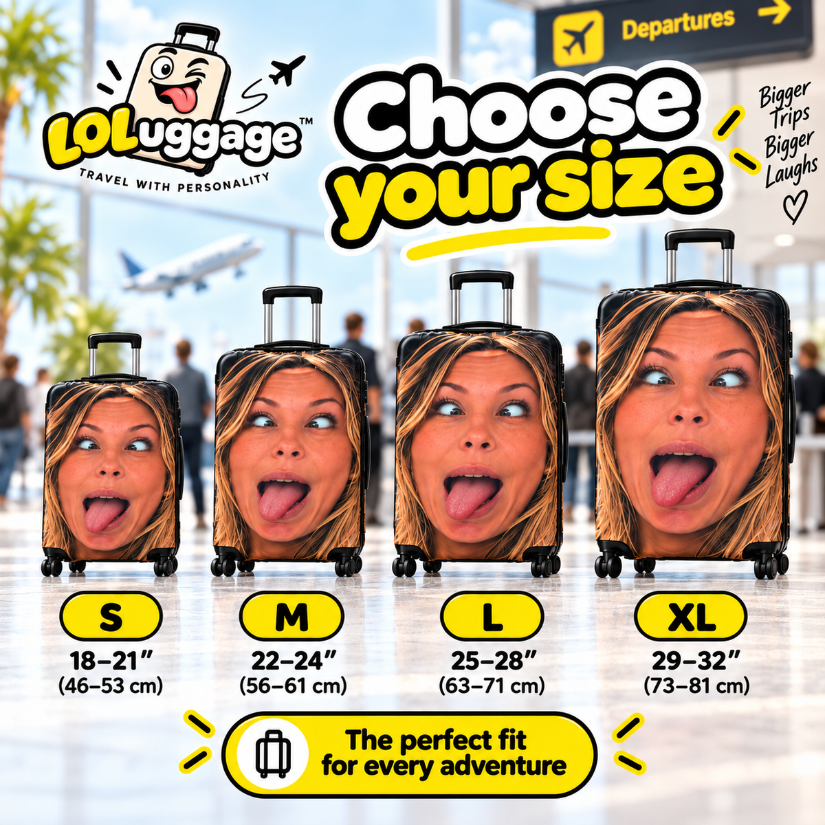 LOLuggage™ Custom Face Cover